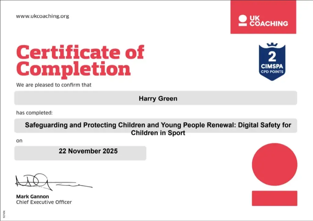 22-11-2025 - Safeguarding & Protecting Children - Harry Green