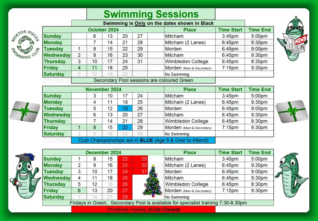 MPSC - Q4 October, November, December 2024 - Sessions, Dates, Times